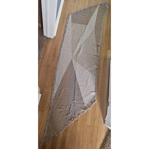 Maurices Tan Beige Brown Oblong Winter Scarf - Picture 6 of 6